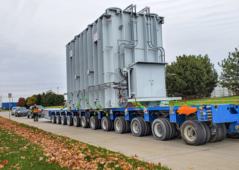 Buckingham moves a 432,820 lb transformer to a substation